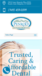 Mobile Screenshot of penroddental.com